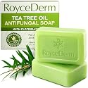 Roycederm Antifungal Bar Soap - Tea tree Oil Soap - Athlete’s Foot Treatment for Jock Itch & Ringworm - Medicated Antifungal Soap with Clotrimazole 1% Beauty & Personal Care Roycederm