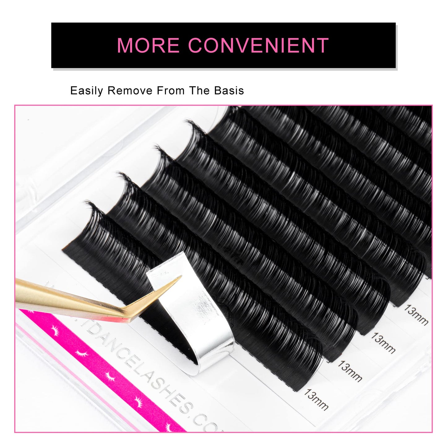 TDANCE Lash Extension Matte Black Eyelash Extension C CC D DD J B L Curl Volume & Classic Lash Extensions 0.03-0.18mm Thickness Professional Salon Beauty and Personal Care TDANCE
