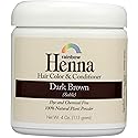 Rainbow Research Henna Hair Color and Conditioner, Dark Brown, 4 Ounce