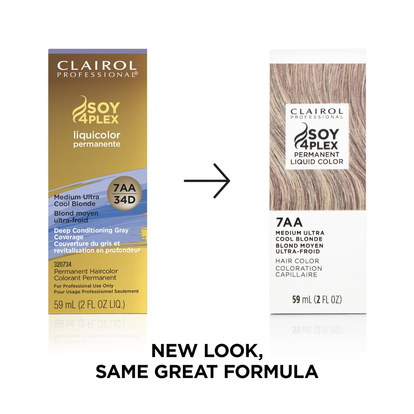 Clairol Professional Permanent Liquicolor, 7aa Med Ultra Cool Blonde, 2 Fl Oz - Packaging May Vary
