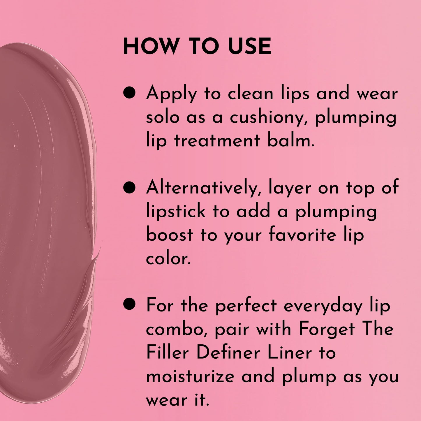 LAWLESS Women's Forget the Filler Lip Plumping Line Smoothing Tinted Balm, Whisper, 0.09 Ounce