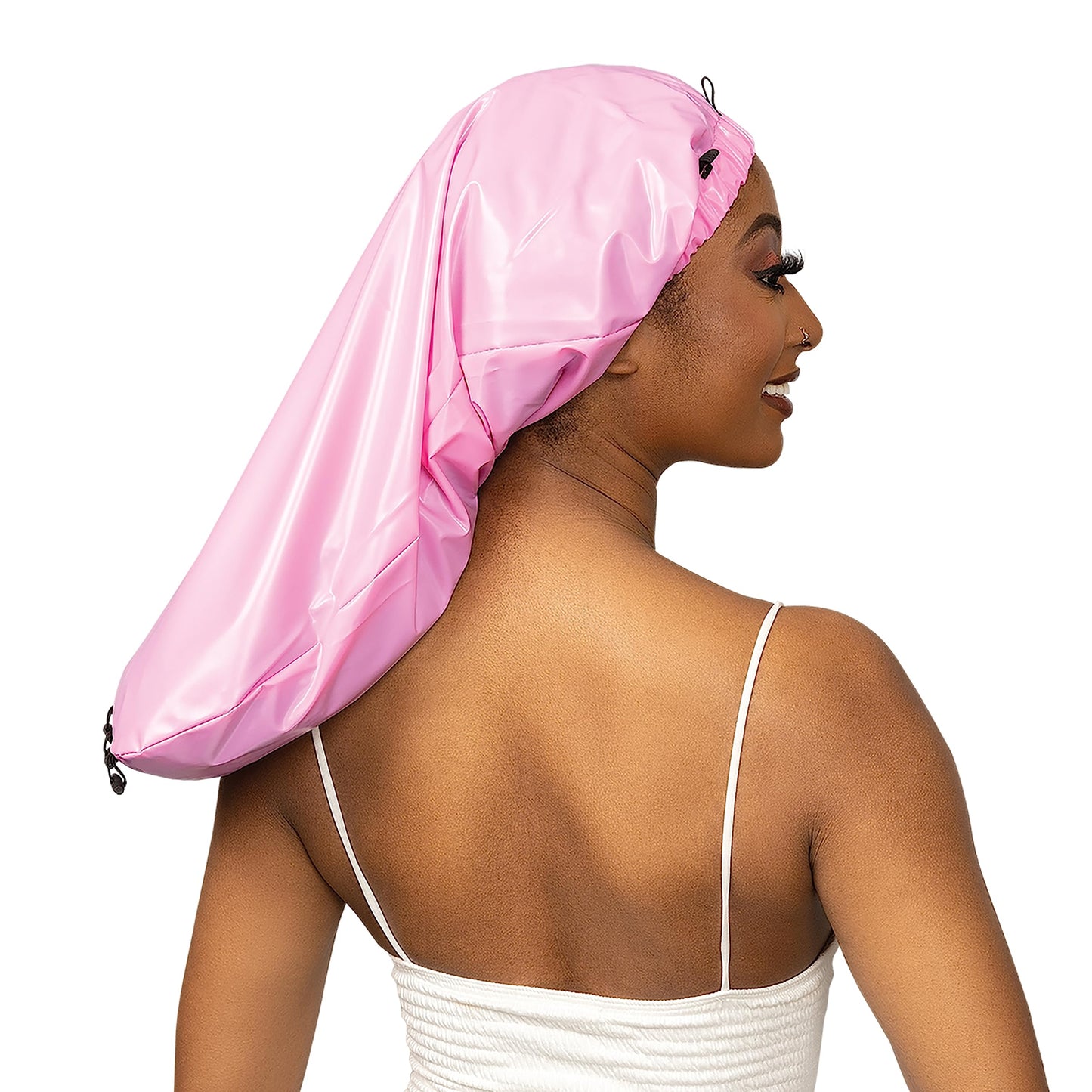 Esha Girl - Shower Cap for Extra Long Hair, Braids, Locs, Twists - Waterproof - Snug Fit Guarantees No Leaks - Easy Button Up (Light Blue, X-Long (30" Beauty and Personal Care Esha