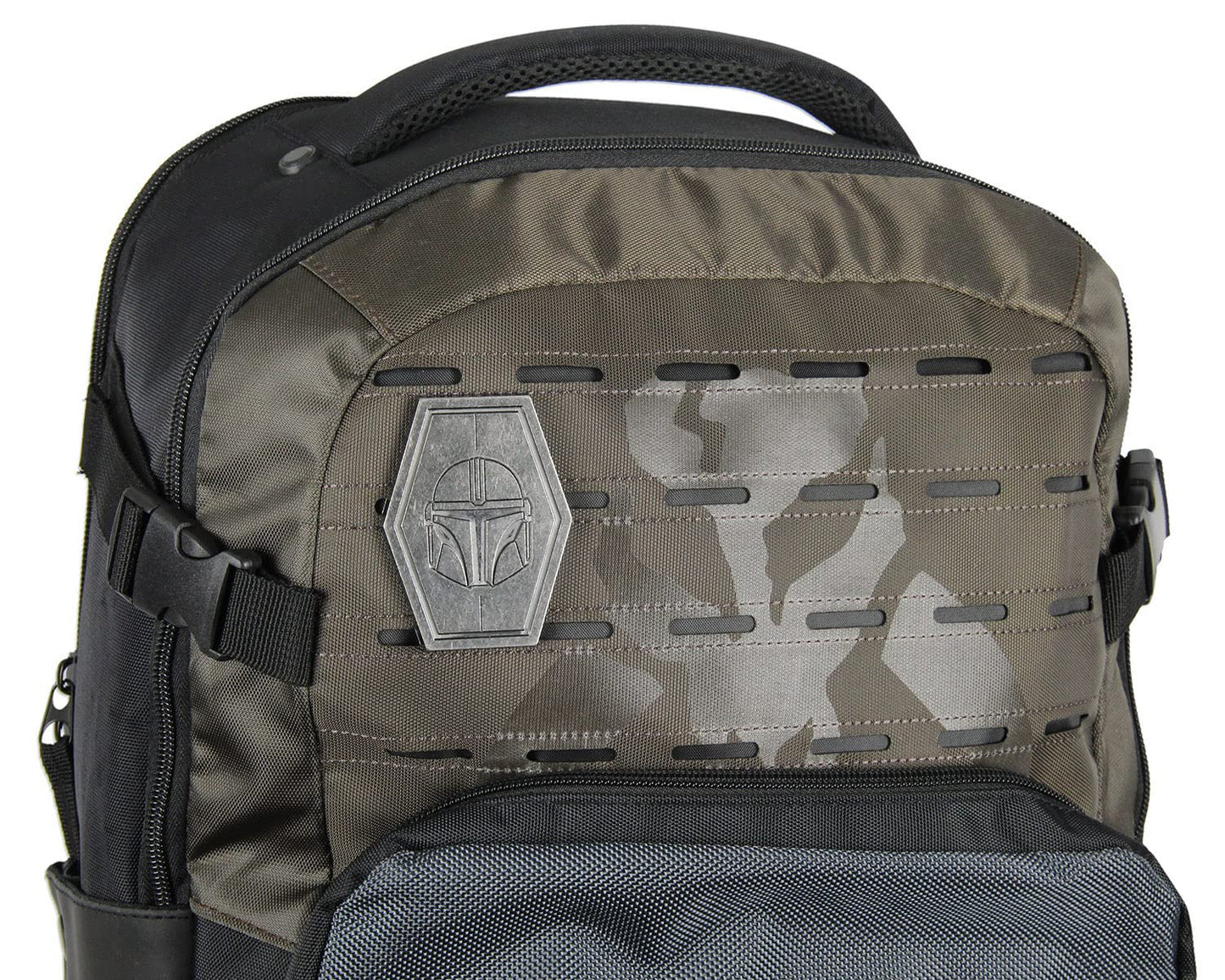 Bioworld Star Wars The Mandalorian Bounty Hunter Laptop Tech Padded Sleeve Backpack