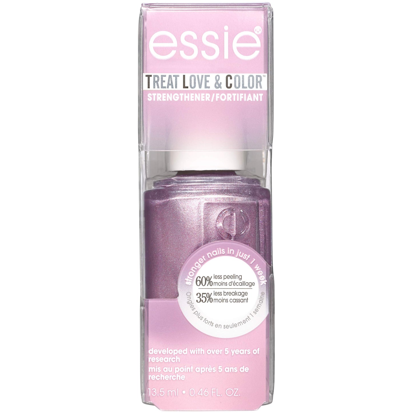 essie Treat Love & Color Nail Polish For Normal To Dry/Brittle Nails, Laced Up Lilac, 0.46 fl. oz.