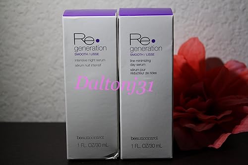 Beauticontrol Regeneration Smooth Serum Set (Line Minimizing Day Serum • Intensive Night Serum)