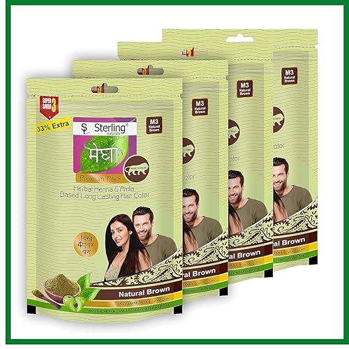 Nutranix Tna Megha Mehandi Hair Care Powder - Megha Mehandi (Pack Of 4) For Natural Hair Color Solution | For Men & Women 45GM. (Brown)