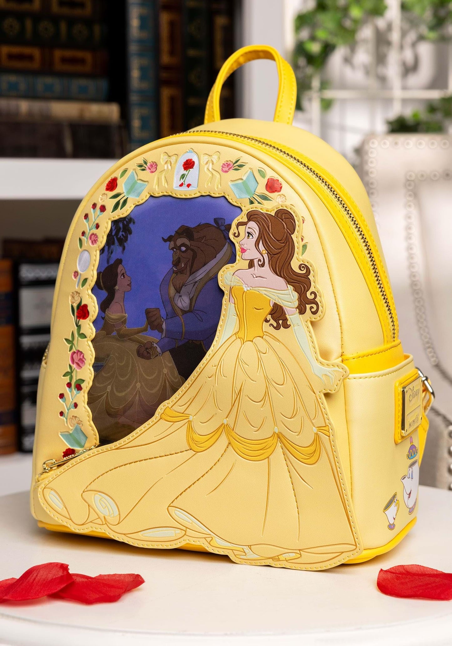 Loungefly Disney Beauty and the Beast Princess Series Lenticular Mini Backpack