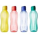 Tupperware Fliptop 1 Liter Bottle, Set Of 4, Multicolor
