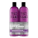 Bed Head by TIGI Dumb Blonde Restoring Shampoo and Conditioner Duo for Damaged Blonde Hair, 25.36 fl oz