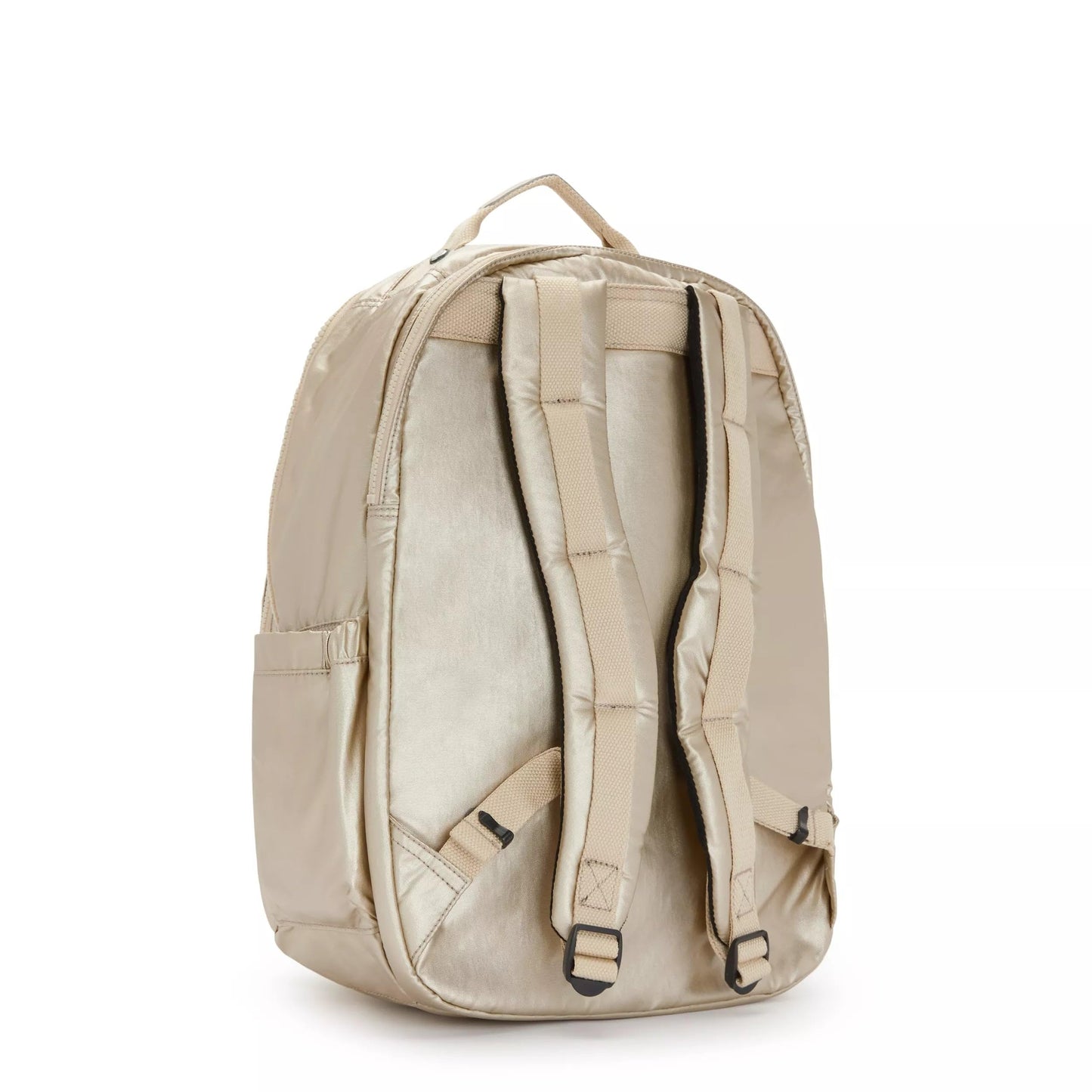 Kipling Seoul Extra Large Metallic 17" Laptop Backpack Starry Gold Metallic