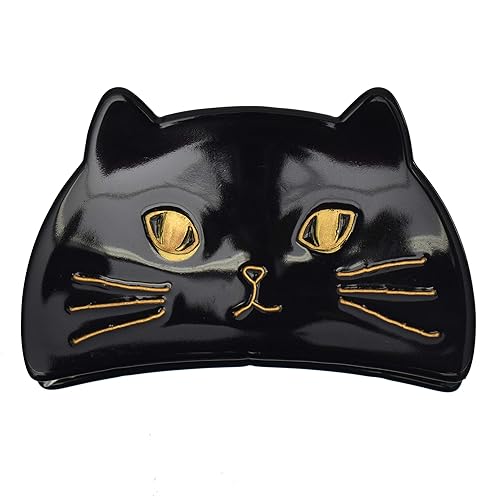 Shag Wear Women's Cat Claw Stay-In-Place Hair Clips Barettes (Black)