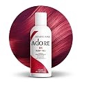 Adore Semi Permanent Hair Color (064 Ruby Red) | Vegan & Cruelty-Free Red Hair Dye | No Ammonia, No Peroxide, No Alcohol | 4 Fl Oz