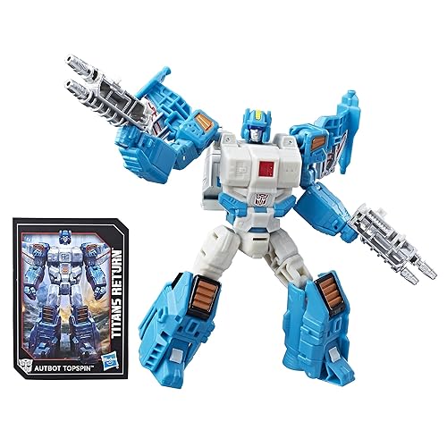 Transformers Generations Titans Return Deluxe Autobot Topspin and Freezeout