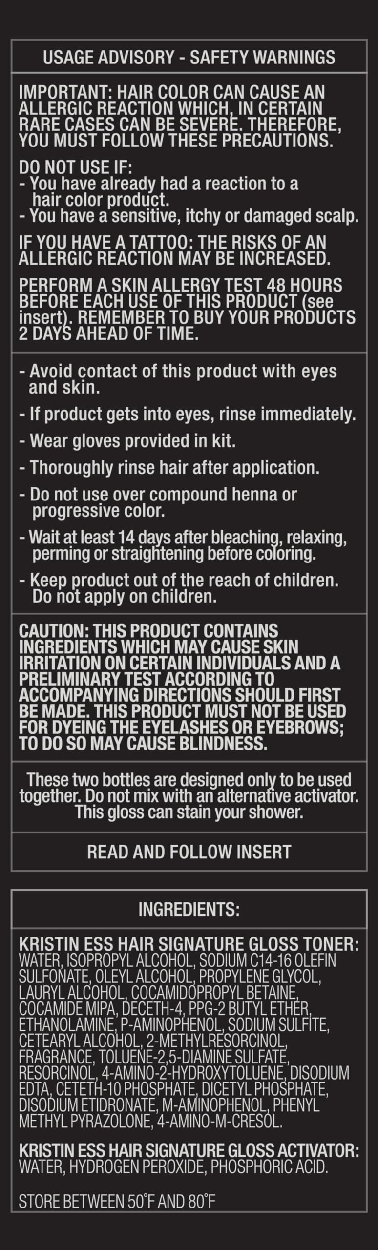 Kristin Ess Hair Gloss in Chocolate Cosmo Dark Golden Brown - 4 Wk Semi Permanent Hair Color for Women - Chocolate Brown Color Depositing Conditioner