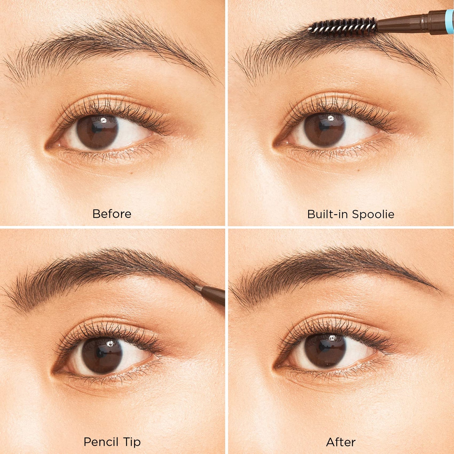 JOAH Brow Down To Me Precision Brow Pencil with Built-In Spoolie, Cool Blonde