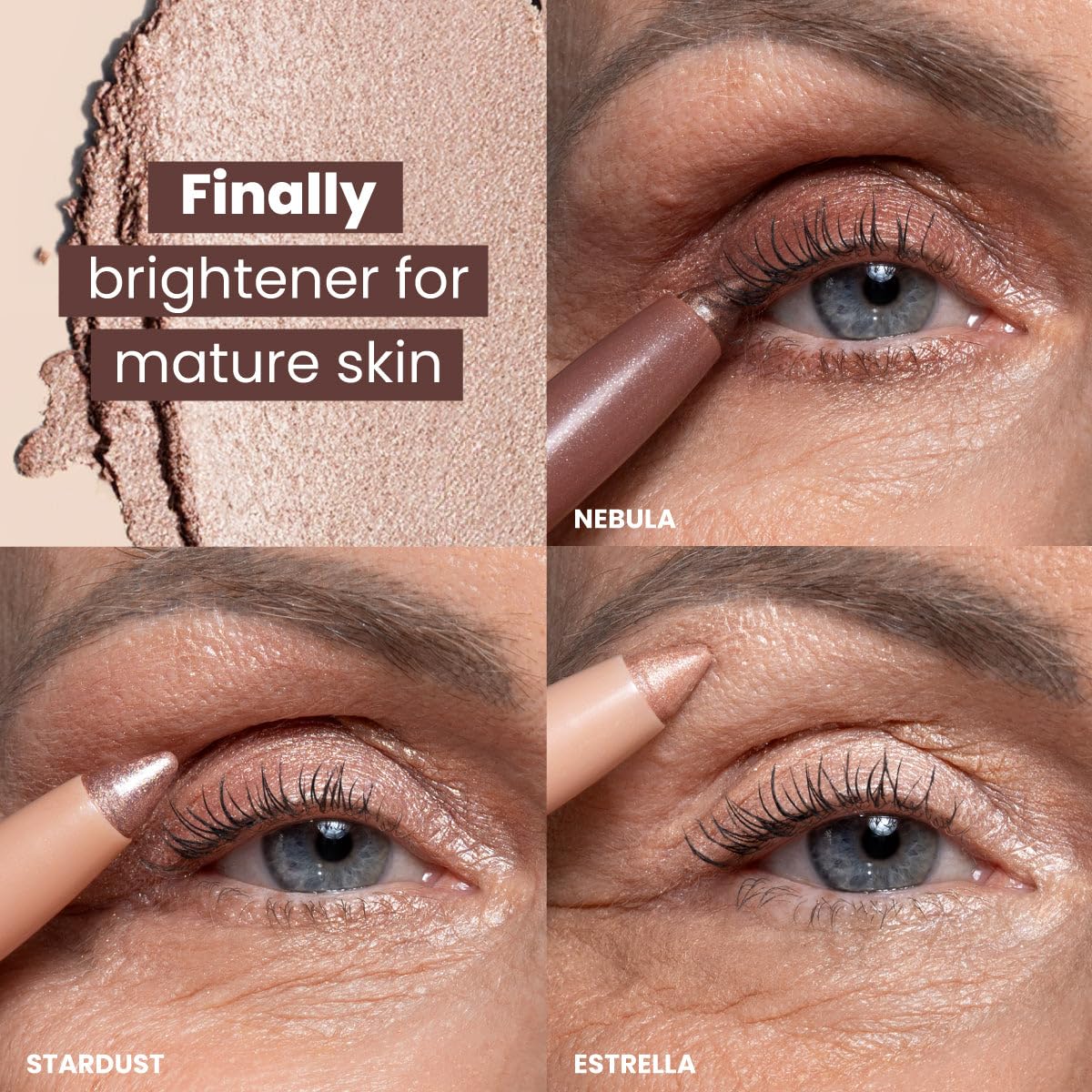 PRIME PROMETICS PrimeEyes Eye Brightener for Mature Women - Creamy Eye Shadow Sticks - Easy Application, Quick Eye Lift Effect - Hypoallergenic, Long Beauty and Personal Care PRIME PROMETICS