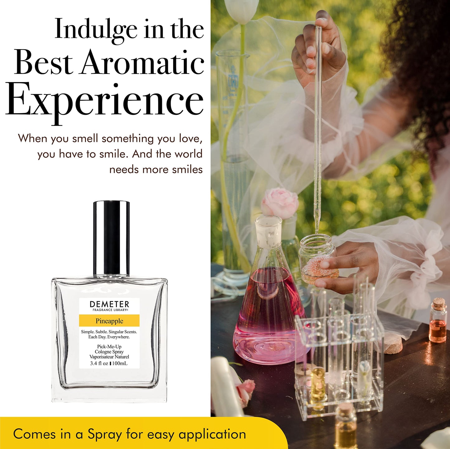 DEMETER Fragrance Library 3.4 oz Cologne Spray - Pineapple