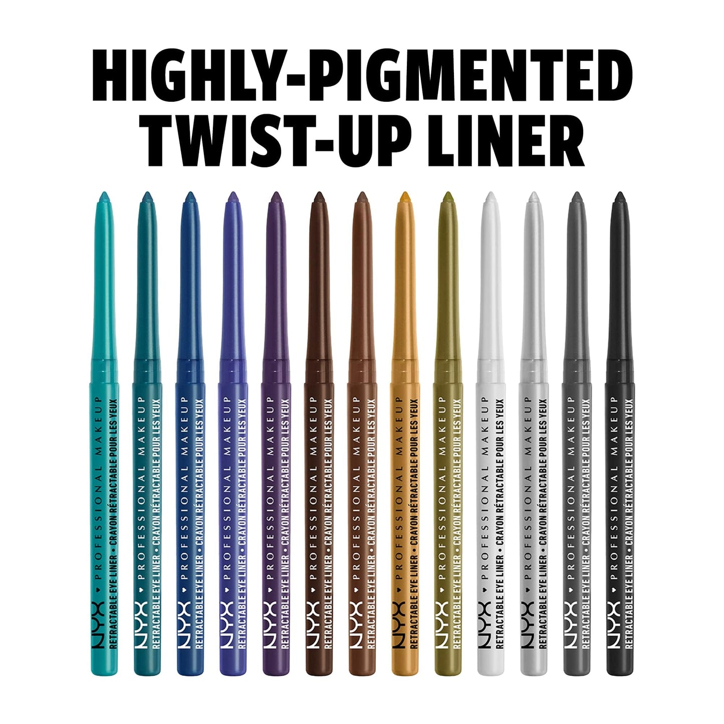 NYX PROFESSIONAL MAKEUP Mechanical Eyeliner Pencil, Aqua Green