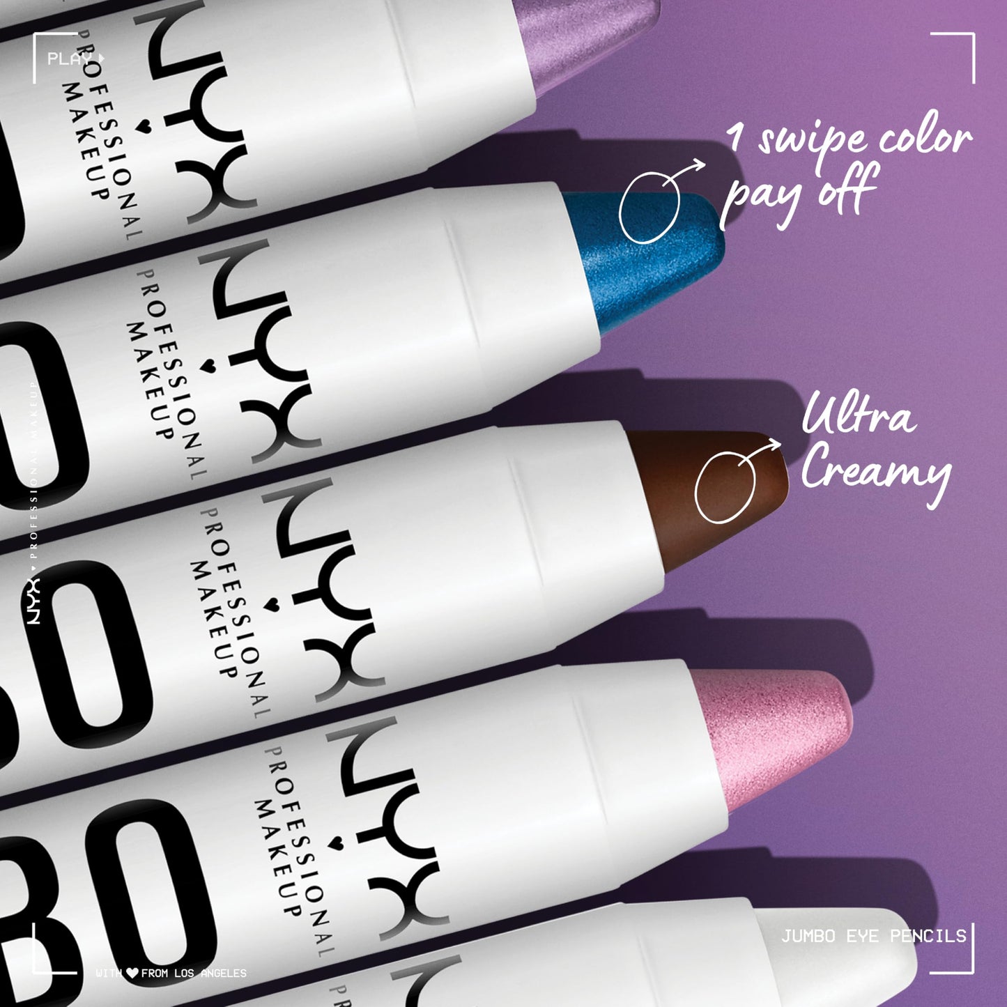 NYX PROFESSIONAL MAKEUP Jumbo Eye Pencil, Blendable Eyeshadow Stick & Eyeliner Pencil - Iced Mocha Beauty and Personal Care NYX PROFESSIONAL MAKEUP