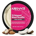 Ashanti Naturals Scented Whipped Shea Butter | African Body Butter for Men w/Coconut and Almond Oil (Blackjack Souffle, 8 oz)