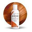 Adore Semi Permanent Hair Color (038 Sunrise Orange) | Vegan & Cruelty-Free Orange Hair Dye | No Ammonia, No Peroxide, No Alcohol | 4 Fl Oz