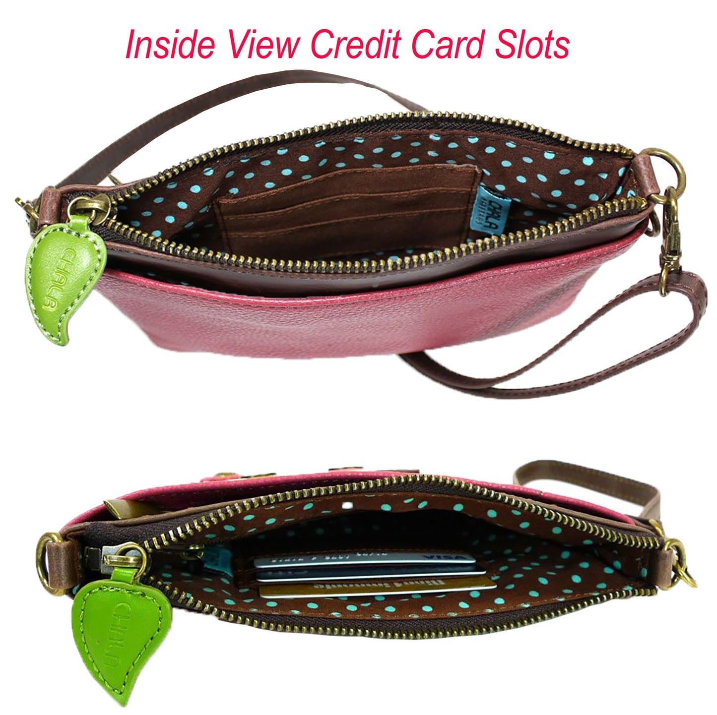 CHALA Mini Crossbody/Purse with Convertible Strap Stylish, Compact, Versatile - Wiener Dog - indigo