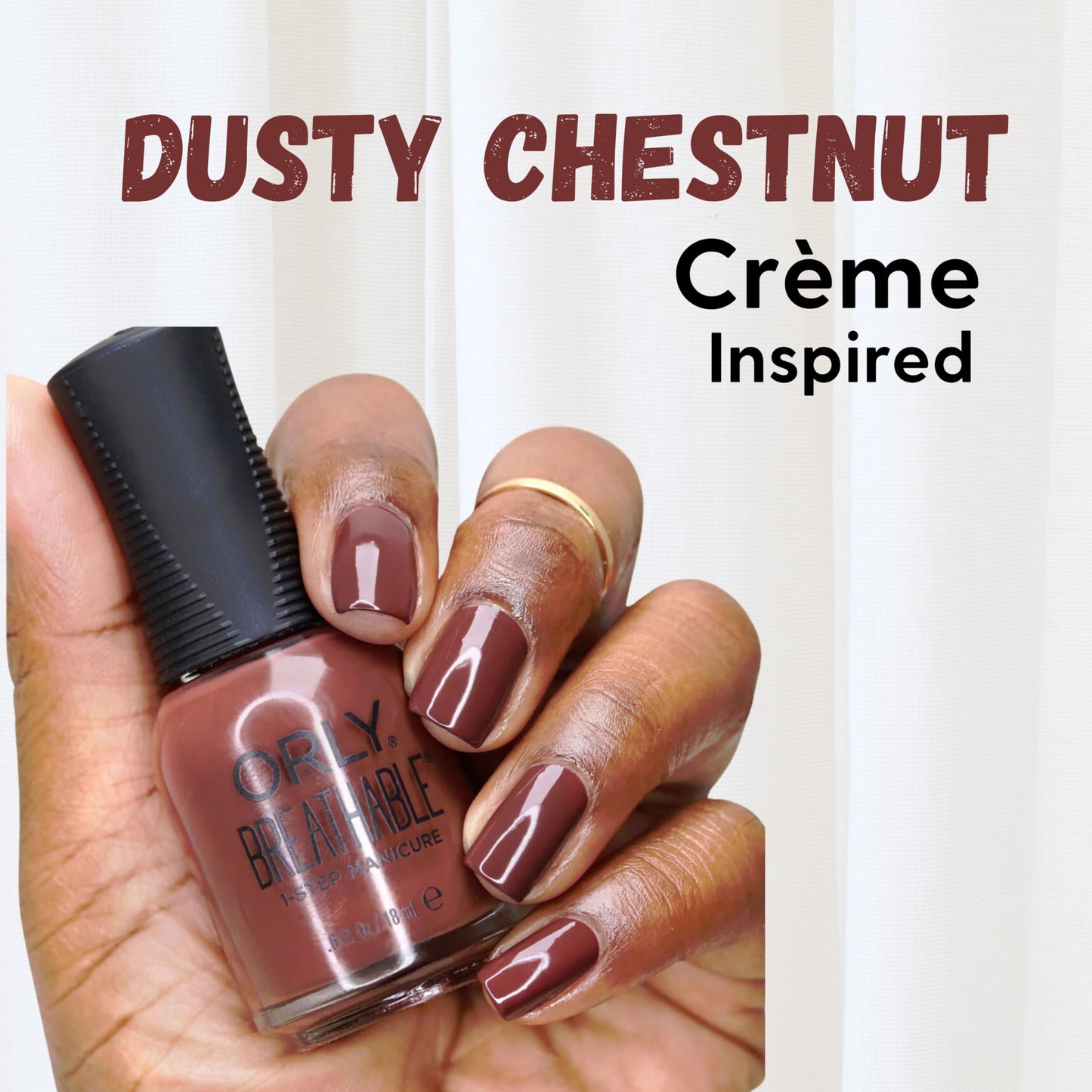 Orly Breathable Nail Polish Loose Threads Collection | Dusty shades for Fall and Winter (Leather You Like It or Not, 0.6 fl oz) Beauty & Personal Care Orly