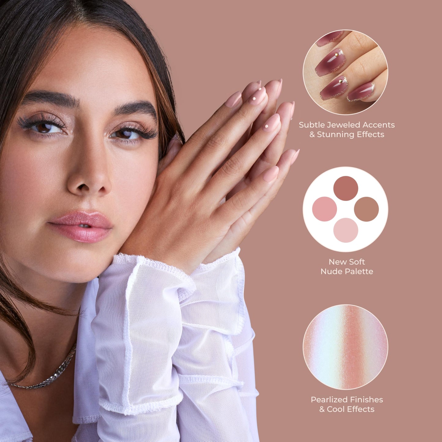 KISS Bare But Better, Press On Nails, Nail glue included, 'Slay', Light Nude, Short Size, Almond Shape, Includes 30 Nails, 2G Glue, 1 Manicure Stick Beauty & Personal Care KISS