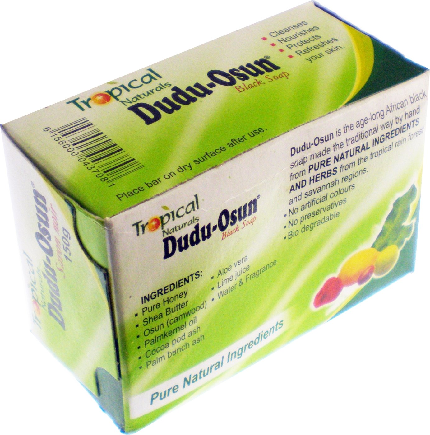 Dudu-Osun African Black Soap 150g (2 Pack) Beauty & Personal Care Dudu-Osun