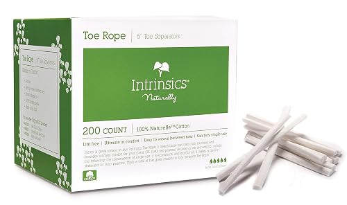 Intrinsics Toe Rope - 6", Cotton Toe Separators, 200 Count Beauty & Personal Care Intrinsics
