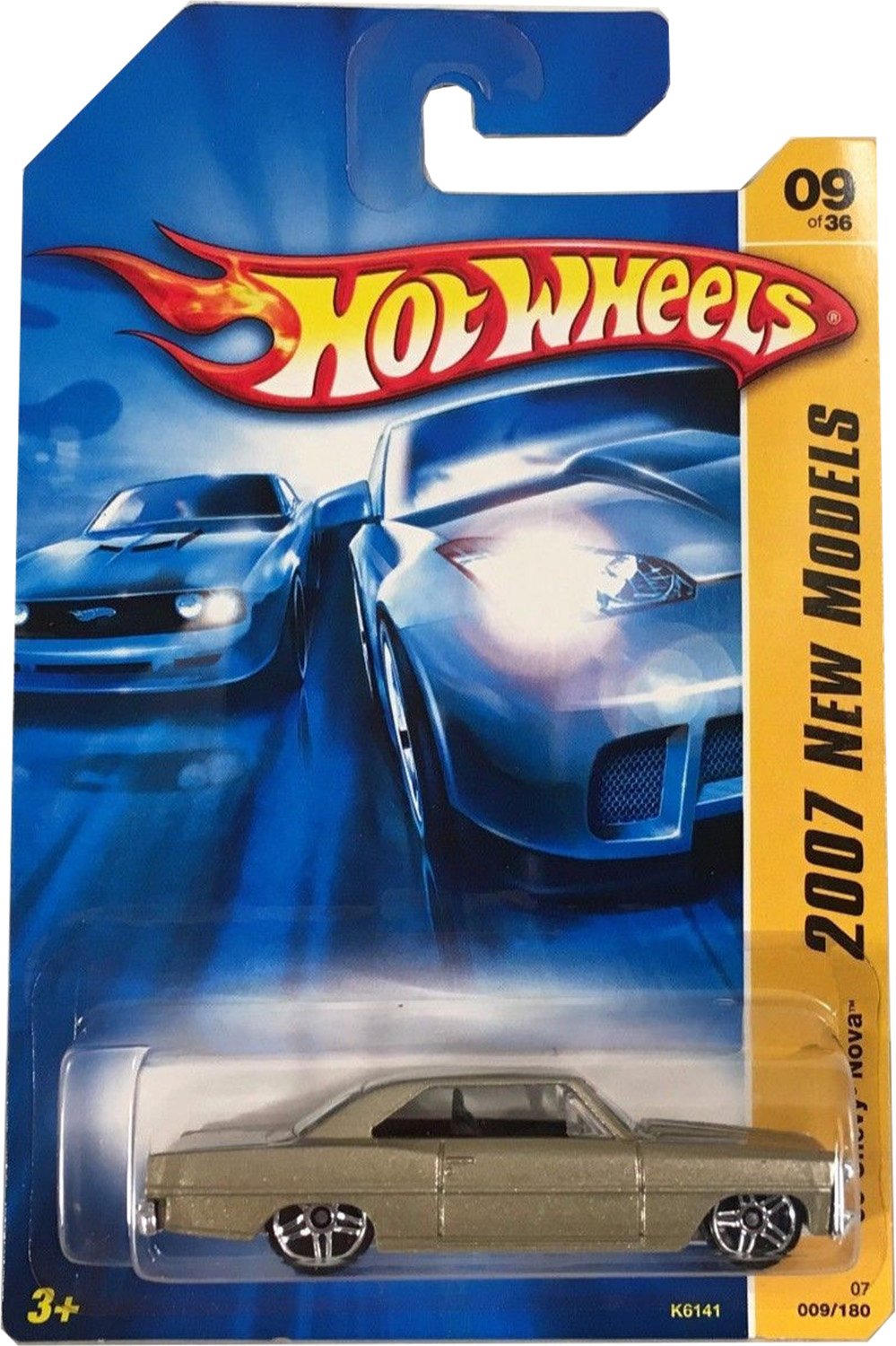 Hot Wheels '66 Chevy Nova 2007 New Models Series 1:64 Scale
