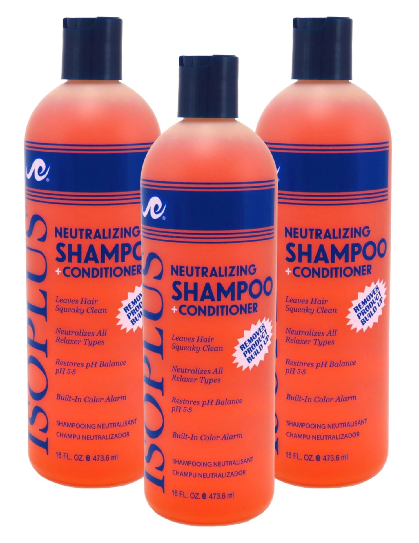 Isoplus Neutralizing Shampoo + Conditioner 16 Ounce (473ml) (3 Pack)