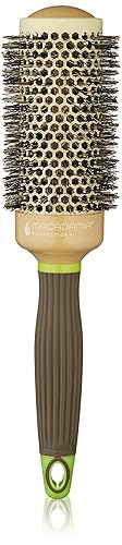 Macadamia Professional Hot Curling Boar Hair Brush, 43 mm