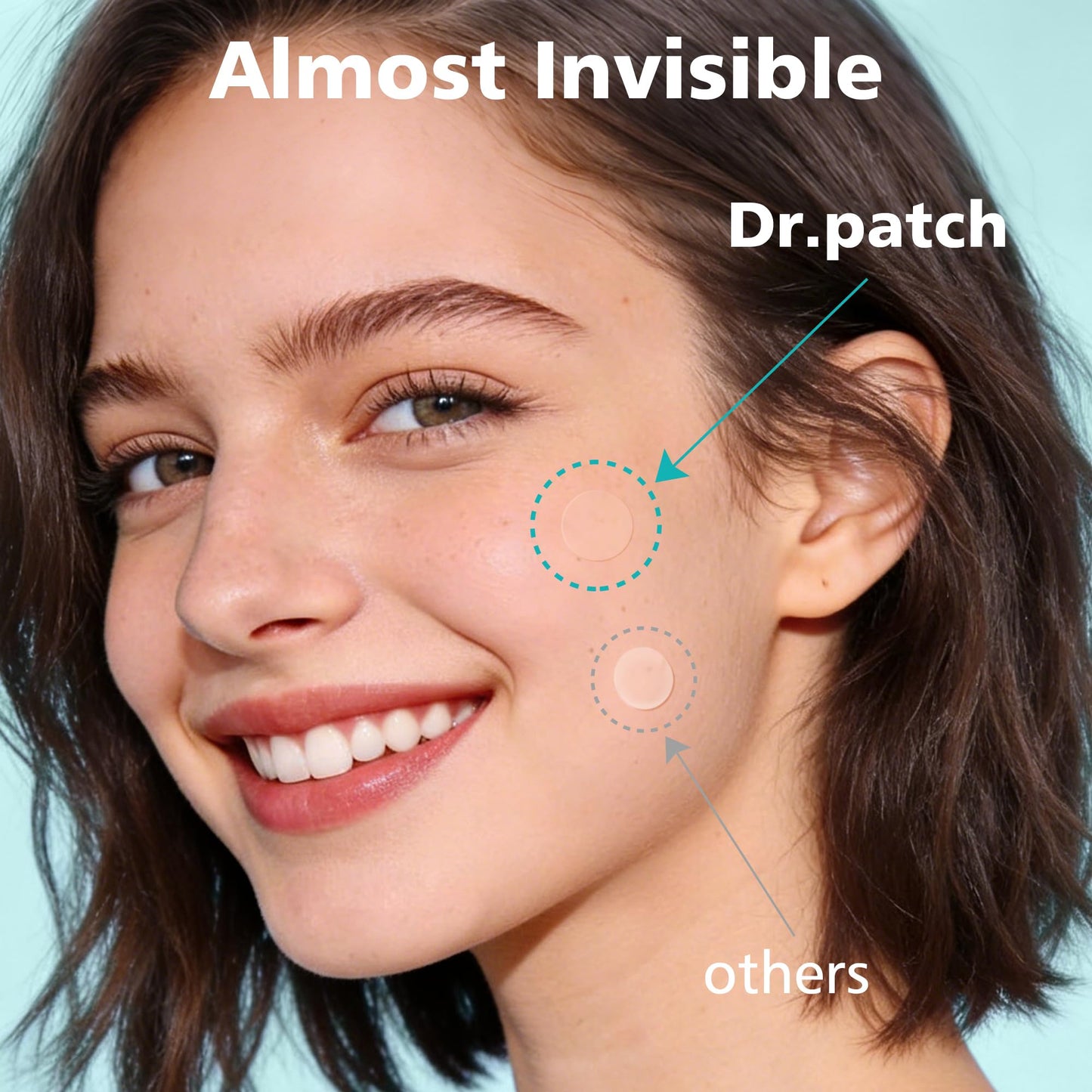 Dr.patch Pimple Patches for Face - 4 Size 600 Counts Acne Patches, Hydrocolloid Patches for Covering Zits and Blemishes, Spot Stickers with Salicylic