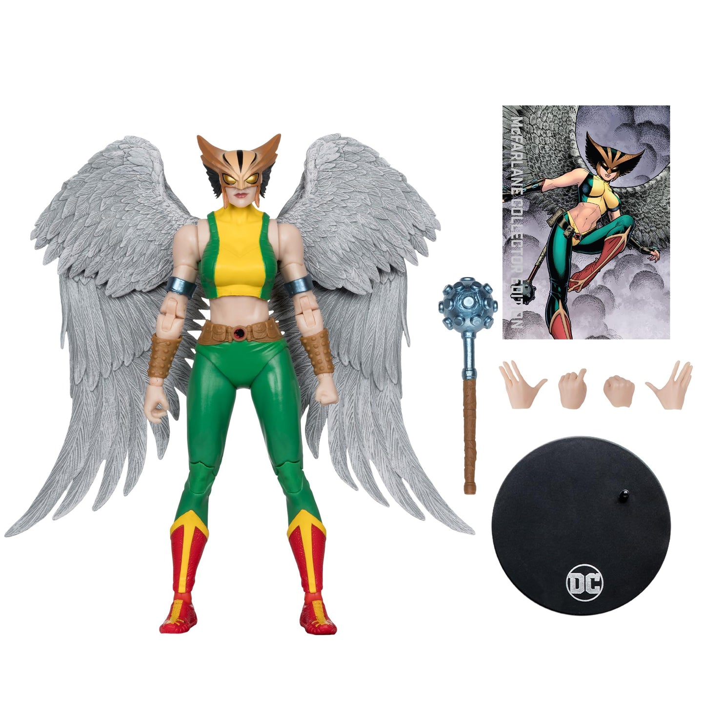 McFarlane Toys - DC Multiverse Hawkgirl (Justice League of America) 7in Action Figure, Collector Edition #36