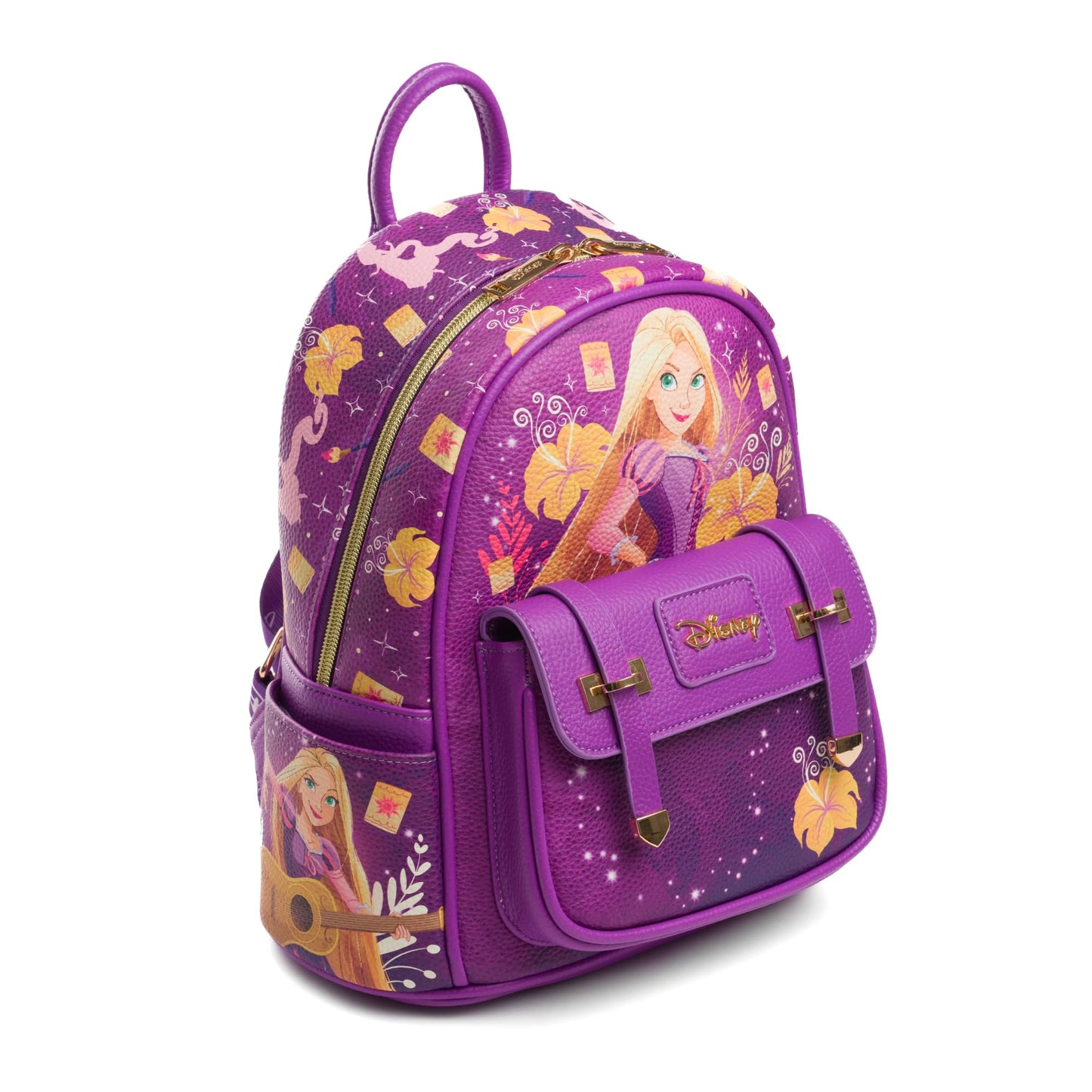 Wondapop Disney Tangled Rapunzel 11" Vegan Leather Fashion Mini Backpack