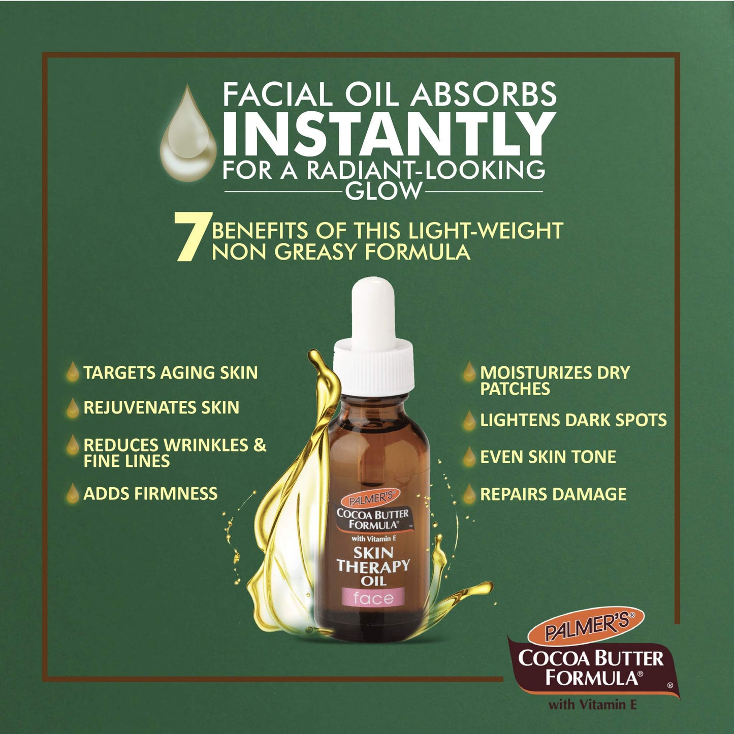 Palmer's Cocoa Butter Formula Skin Therapy Oil - Face, 1 fl oz