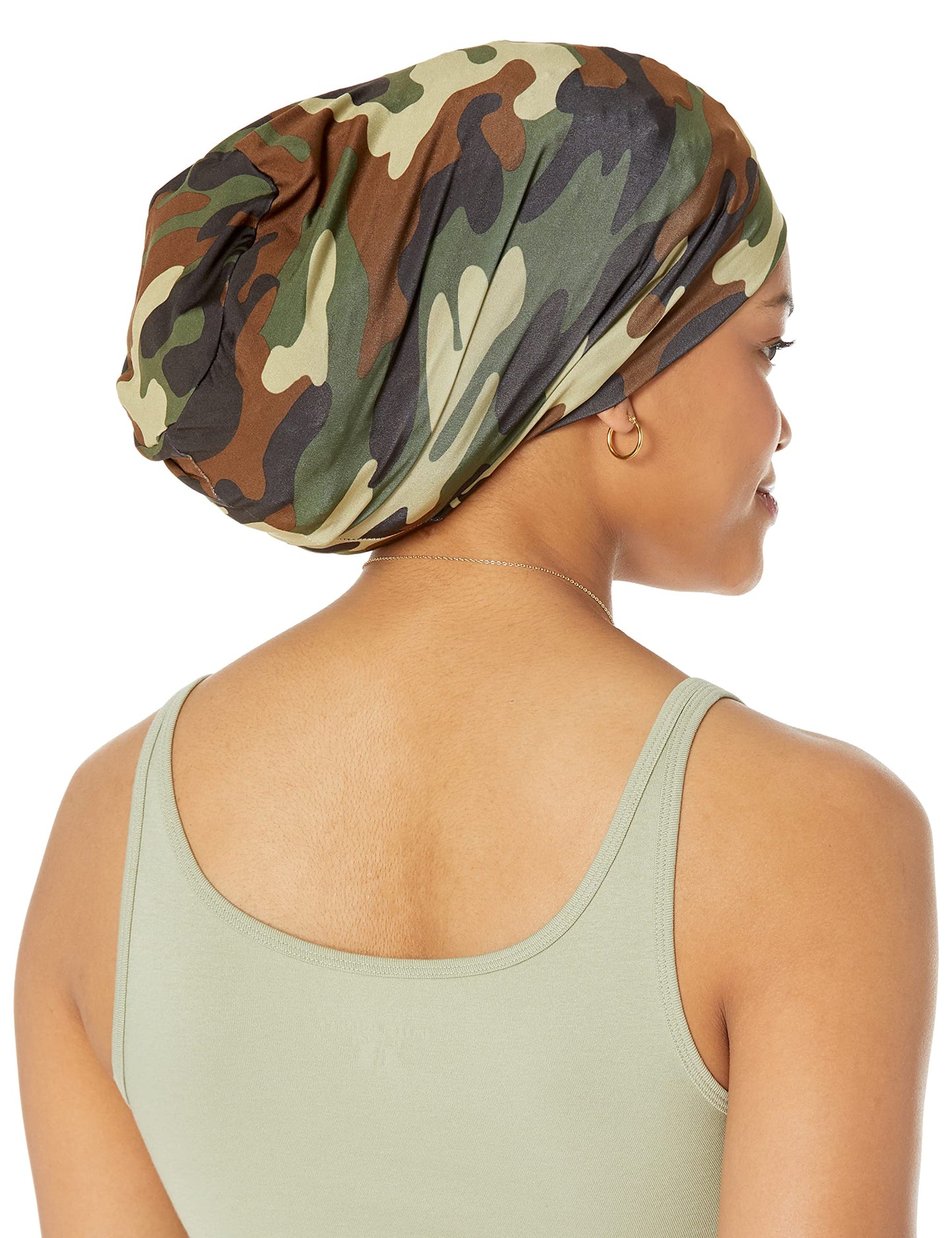 Fairy Black Mother Dreadlocks Locs Cap (Army Fatigue,Large) Beauty and Personal Care My Fairy Black Mother