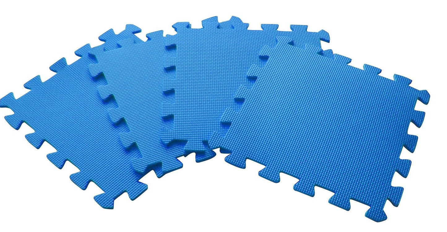 10-Piece Interlocking Floor Mats – Soft Foam Exercise Mat, Play Mat for Kids, Garage Flooring Protector, 10 Sq Ft Coverage