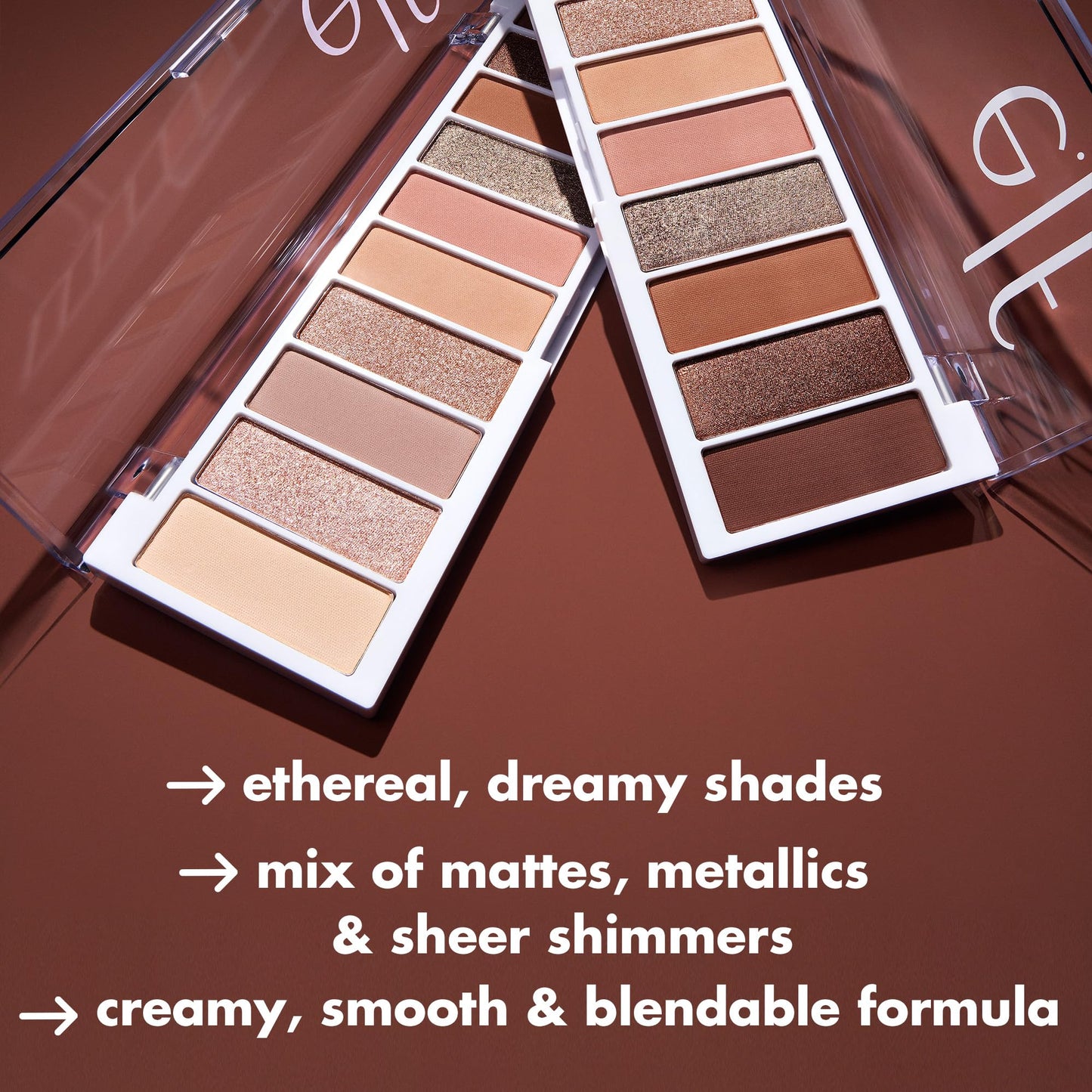 e.l.f. Perfect 10 Eyeshadow Palette, Ten Ultra-pigmented Shimmer & Matte Shades, Vegan & Cruelty-Free, Keep It Ethereal Beauty and Personal Care e.l.f.