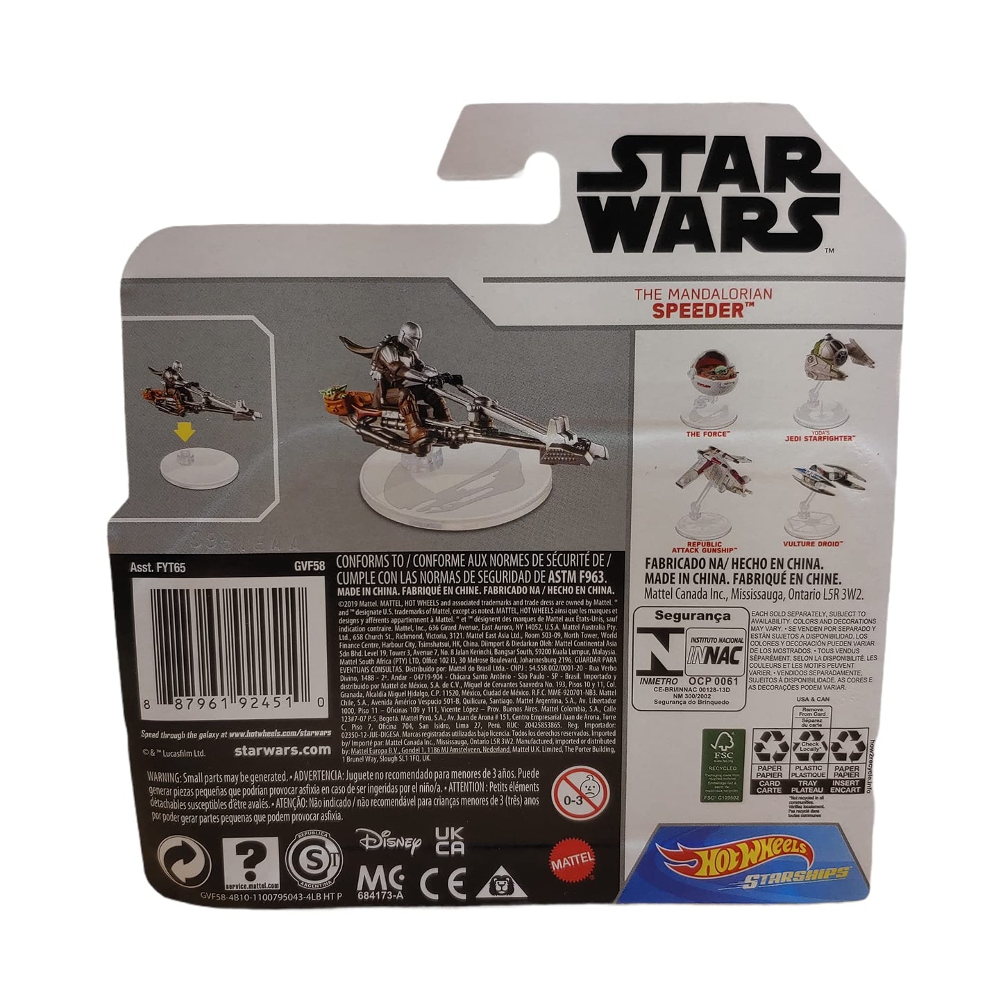 Hot Wheels Starships - The Mandalorian Speeder