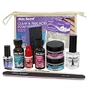 Mia Secret Acrylic Nail Kit/set For beginners - Nails Kit With Pink Acrylic Powder and Clear Acrylic Powder With Everything - Starter Kit de Uñas Beauty & Personal Care Mia Secret