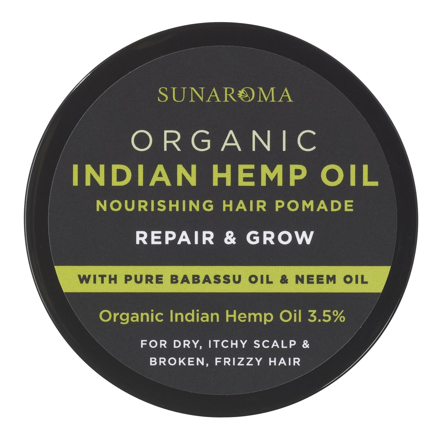 SUNAROMA Organic Hair Pomades (Indian Hemp Oil)