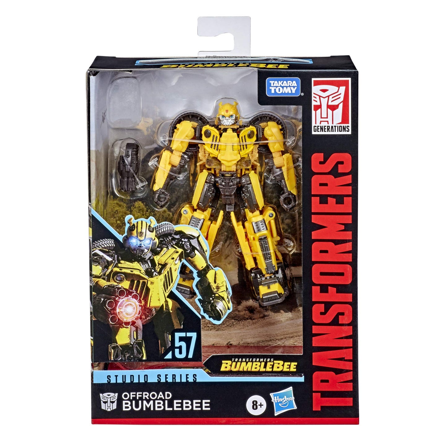 Transformers Toys Studio Series 57 Deluxe Class Bumblebee Movie Offroad Bumblebee Action Figure - Adults and Kids Ages 8 and Up, 4.5-inch