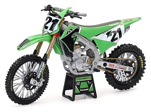 NewRay Toys Kawasaki Race Team Bike Replica Jason Anderson, 1:12 Scale, Kids, Gifts, Birthdays