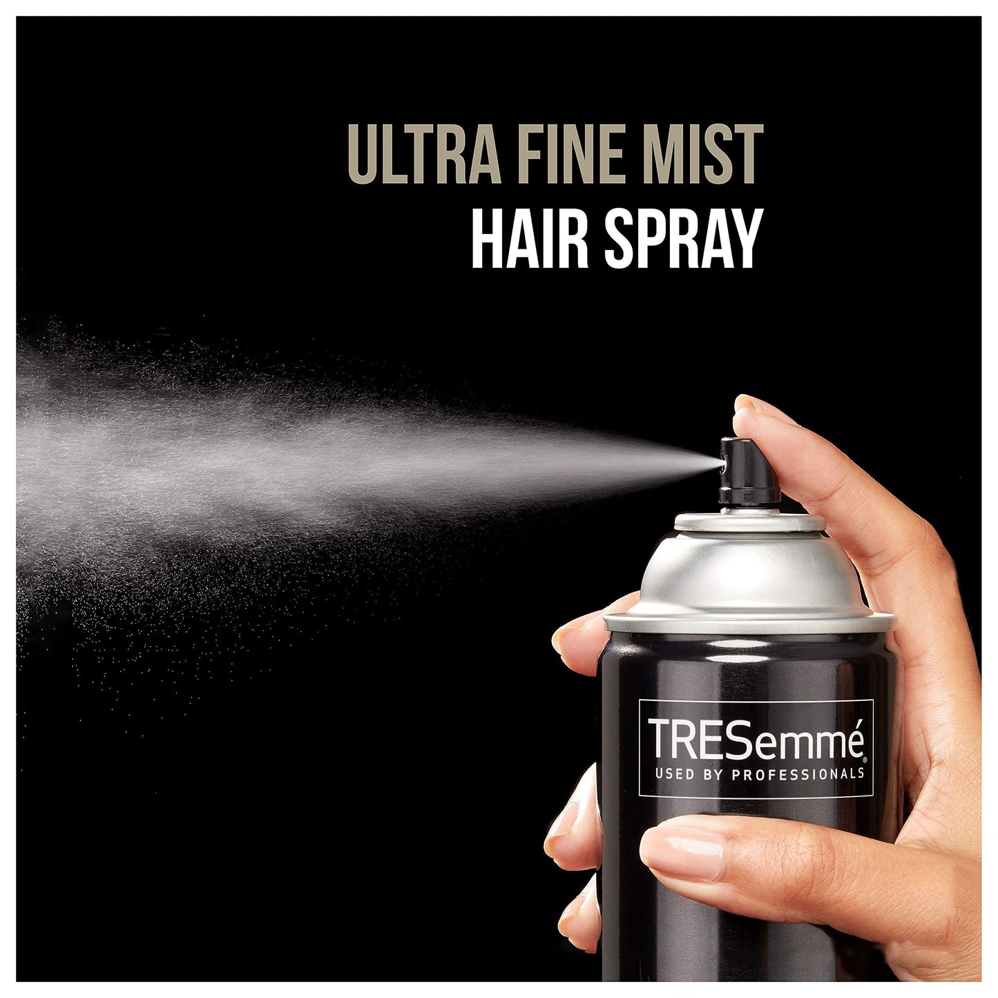 Firm Control Hair Spray Bottle - Anti Frizz Spray for All Hair Texture | All Day Humidity Control Hairspray for Women with Ultra Fine Mist & Floral