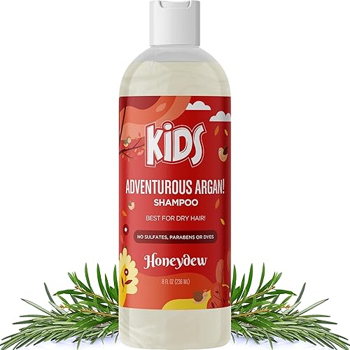 Nourishing Kids Shampoo for Dry Scalp - Gentle Dry Scalp Care Shampoo for Kids with Cleansing Essential Oils for Kids - Clarifying Shampoo for Build