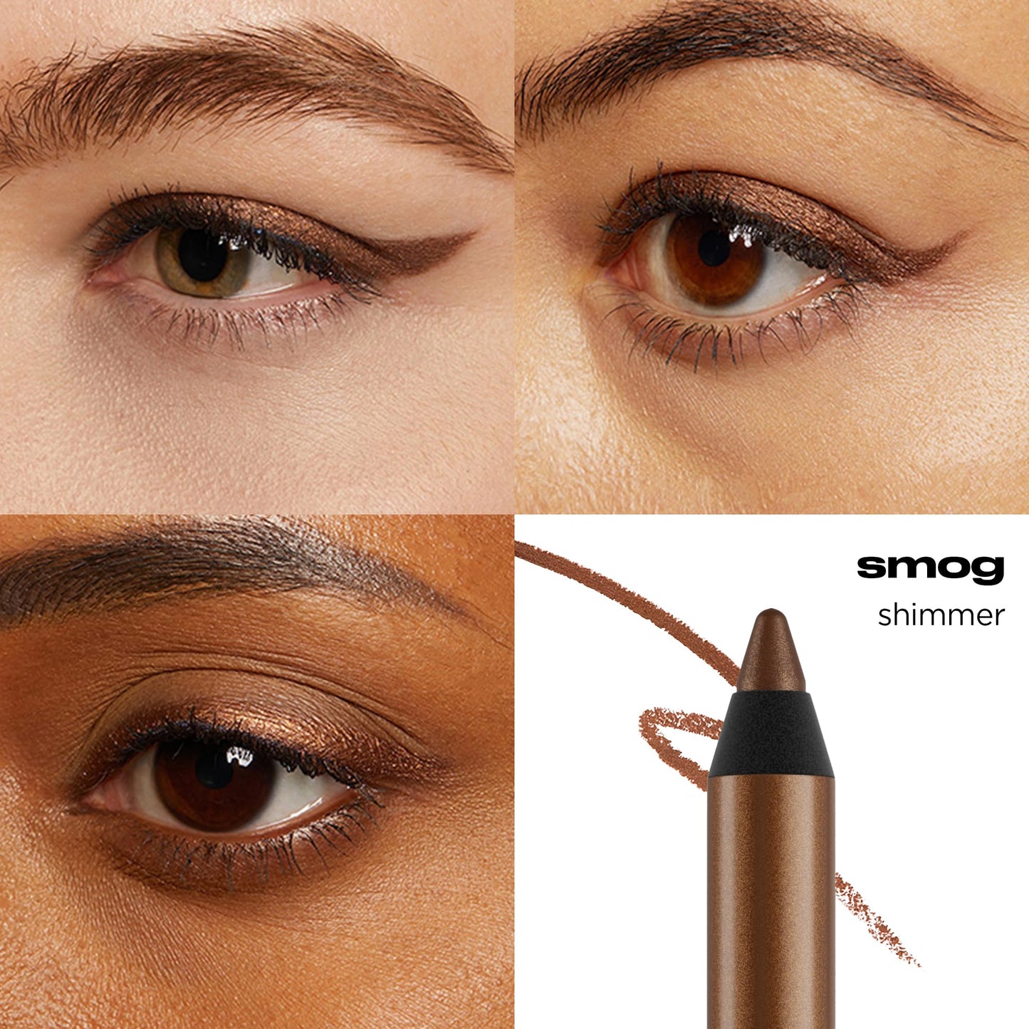 URBAN DECAY 24/7 Glide-On Waterproof Eyeliner Pencil - Smudge-Proof, Long-Lasting, Transfer-Proof, Up to 16HR Wear, Smooth No-Tug Formula, Smog