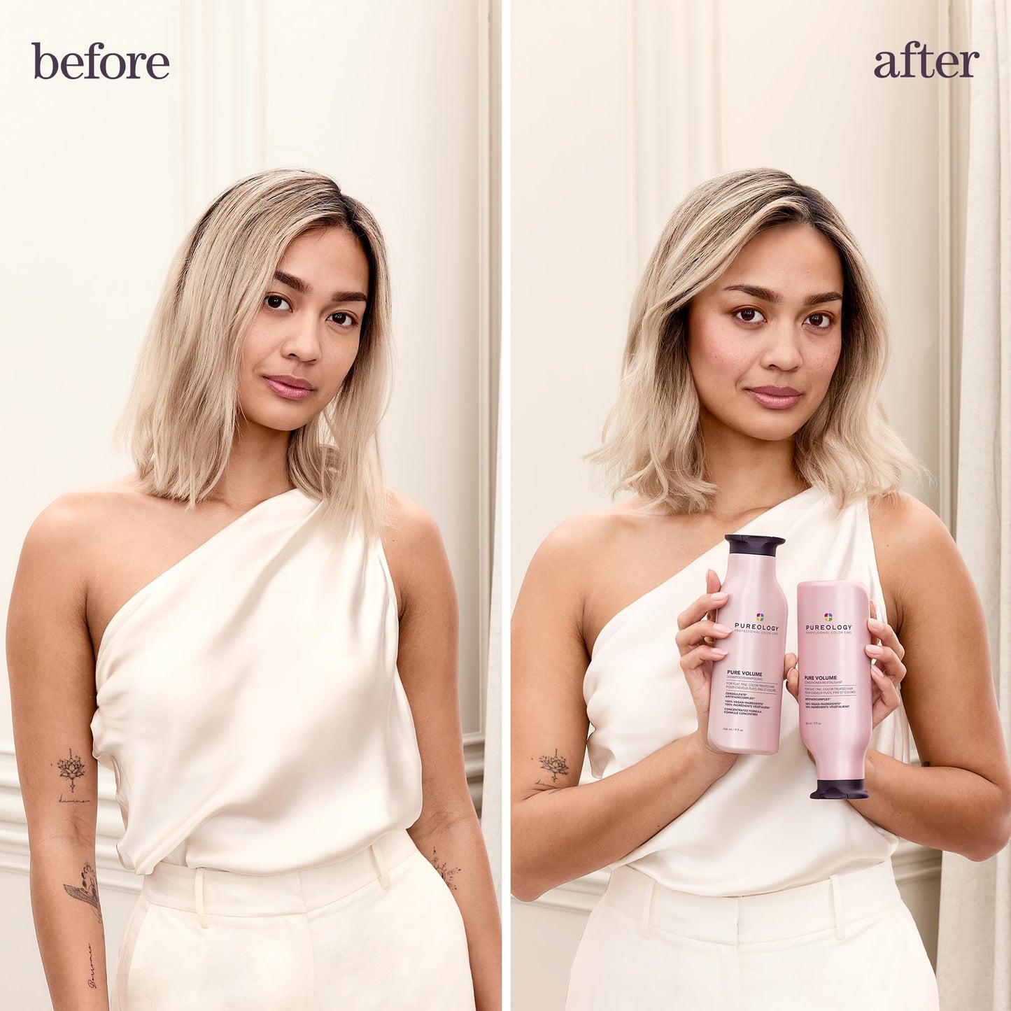 Pureology Pure Volume Shampoo - Enhances Volume and Movement, Lightweight Shampoo for Fine, Flat, Color Treated Hair, Sulfate-Free & Vegan, 9 Fl Oz Beauty and Personal Care Pureology
