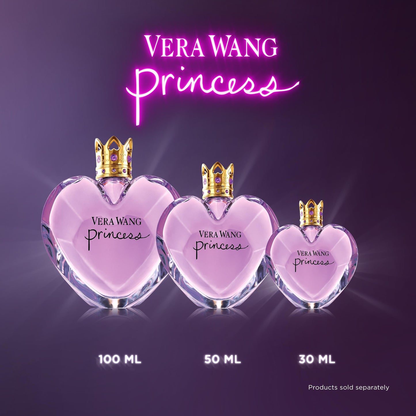 Vera Wang Princess Eau de Toilette 1.7 fl oz (Pack of 1), Notes of Apple, Quava, and Vanilla, Women's Fragrance, Long Lasting, Everyday Fragrance